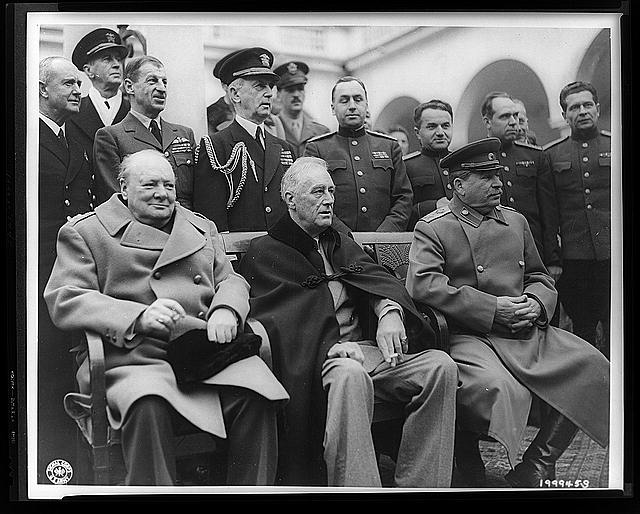 FDR like the boat cloak more than Uncle Joe or the British Bulldog